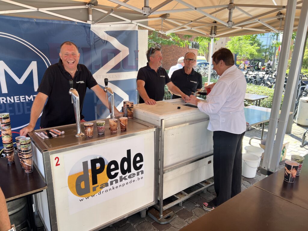 Bar Baloise Tour Belgium - bierstand
